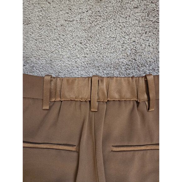 The Fold London Power Suit Caramel Clever Crepe Tailored Blazer and Pants Size 4 - Picture 15 of 16